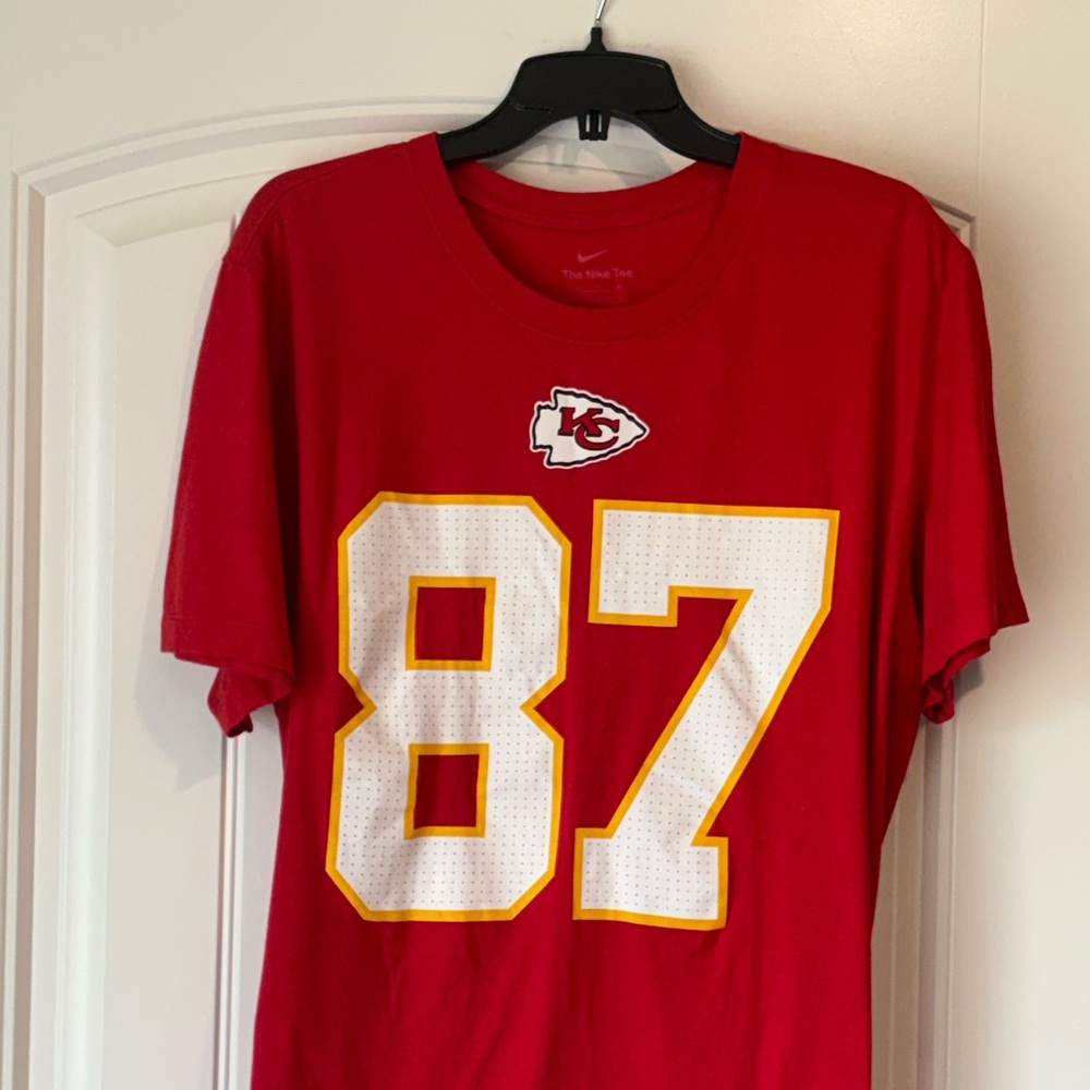 Nike Red Tee with Subtle White Logo